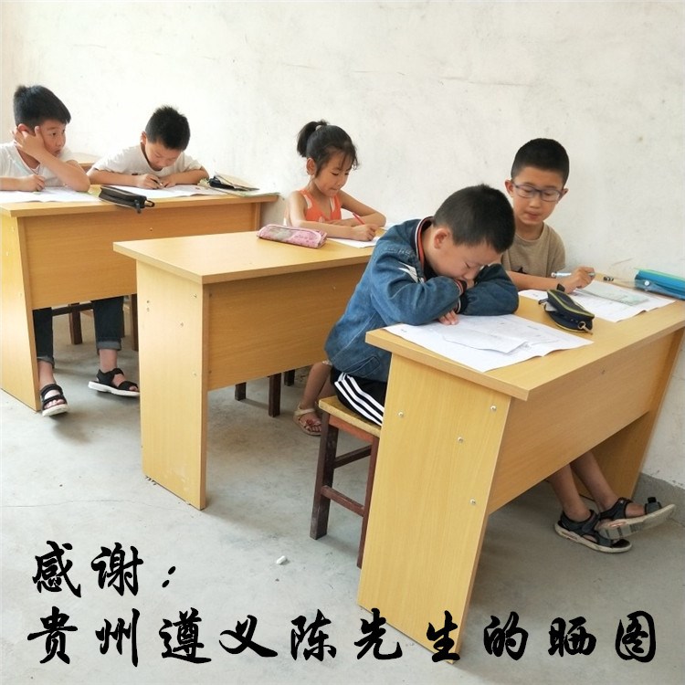 学生课桌培训桌长条桌学校辅导班课桌椅补习班双人课桌椅组合包邮