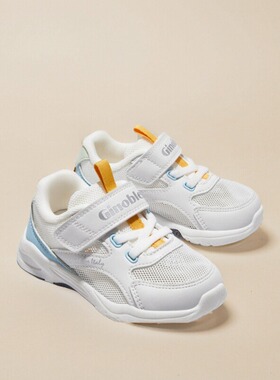 基诺浦2春夏男女儿童宝宝透气单网机能跑鞋缓震学步鞋子1303/1305