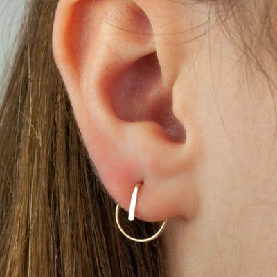 进口14K包金简约可洗澡睡觉佩戴