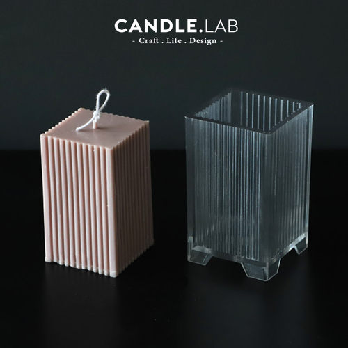 长方细齿diy香薰蜡烛pc塑料模具