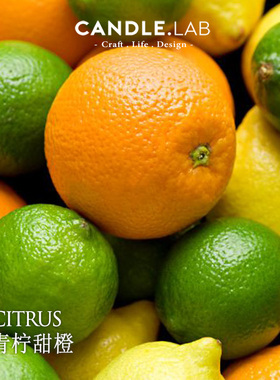 CANDLE.LAB | 青柠甜橙香料DIY香薰石膏香薰蜡烛用扩香香薰精油