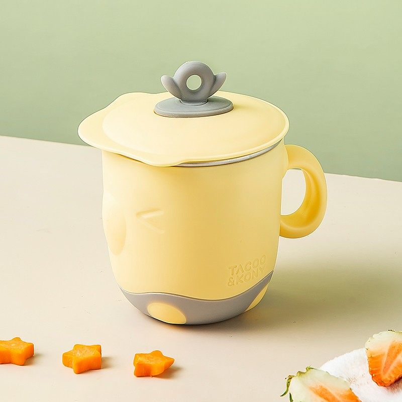 美厨316不锈钢水杯 汤杯汤碗儿童碗 保温碗宝宝辅食碗水杯210ml