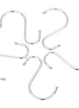 美厨厨房挂钩不锈钢室内S型5只装承重力强随意挂MCBG-05