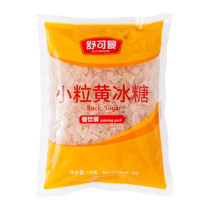 舒可曼小粒黄冰糖1kg