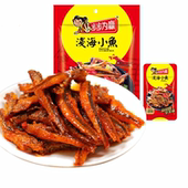 步步为赢浅海鱼鱼仔60g香辣麻辣毛毛鱼干小包装 休闲小吃零食