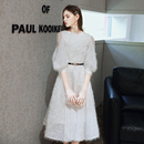 晚礼服裙女2025新款 冬 宴会气质高级感轻奢小众高端小个子白色晚装