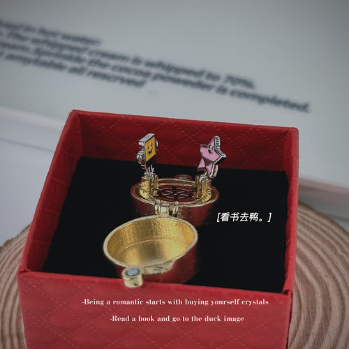 升级BFF戒指可旋转友谊戒指礼物
