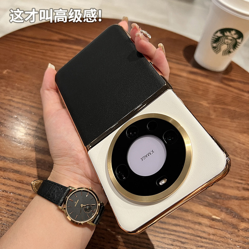 适用华为MATE60Pro+电镀全包新款防摔手机壳小众mate50网红新款商务皮质P60简约高档40高级50e保护套高端轻奢高性价比高么？