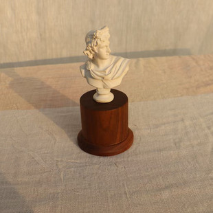 黑胡桃木实手办场景工艺品地台胸像支架头雕模型军模diy战锤底座