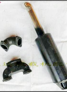 小型装载机堆高机配件全柴凯动凯沃QC2B105引擎排气支管消音器包