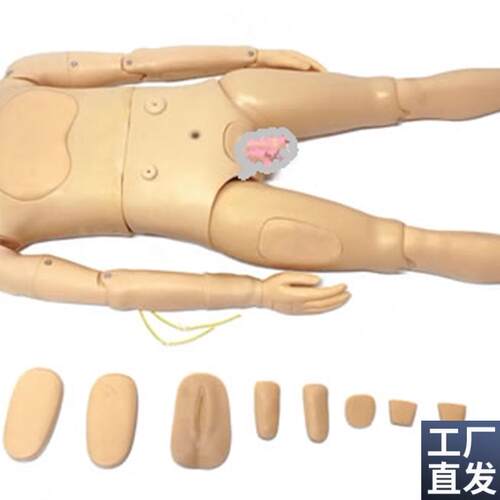 高级整体鼻腔吸痰及护理模型人整体鼻腔插管护理人.吸痰模型人