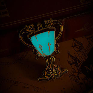 ME正版 授权哈利波特周边学院杯夜光冰箱贴仿真立体磁铁金属磁吸