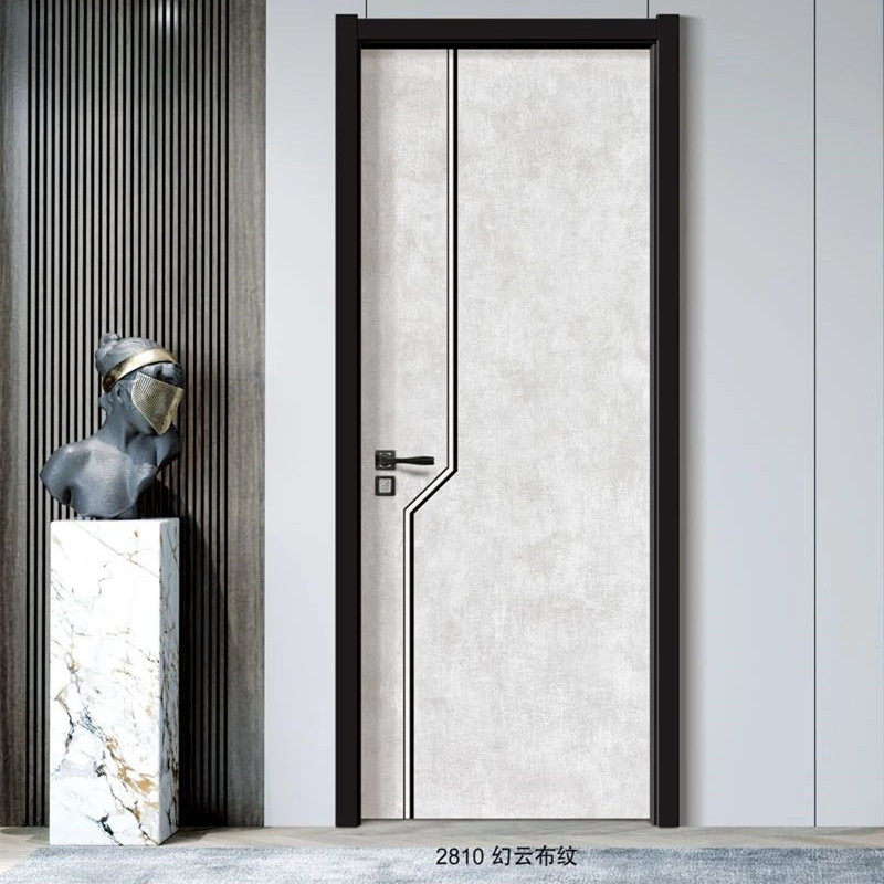 极简轻奢实木免漆门实木门复合简约卧室门生态实木门室内门房门隔