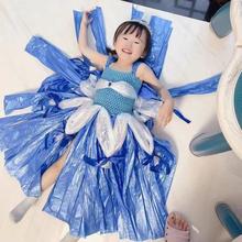 幼儿园环保时装秀手工diy材料包自制亲子走秀服装儿童创意环保衣