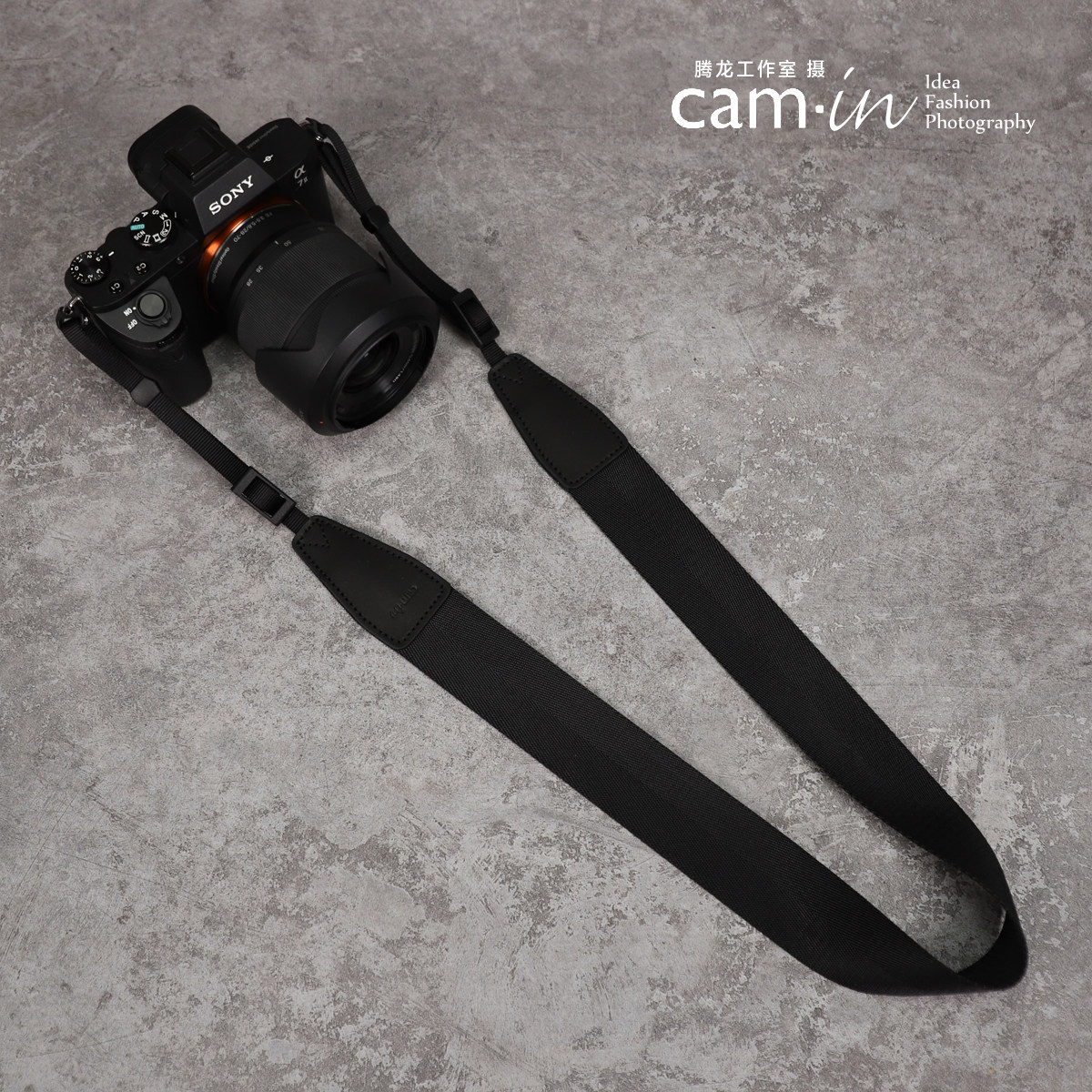 cam-in 尼龙款通用型相机背带微单摄影单反减压斜跨肩带DCS-009