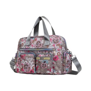 2025春夏防水新款时尚休闲女包布包单肩手提斜跨包斜背包妈咪包