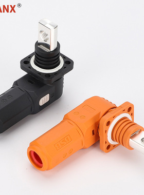 纯铜200A方形穿墙式接线柱储能连接器锂电池新能源连接器电池端子