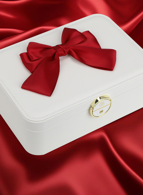 Sofis轻奢首饰盒首饰收纳盒高档精致新款结婚礼物黄金耳钉项链