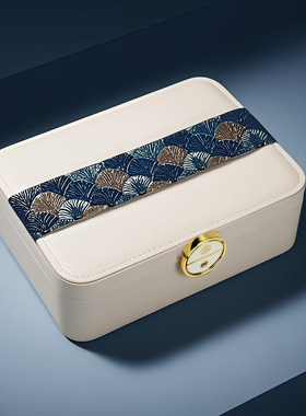 Sofis轻奢首饰盒精致高档新款黄金公主抗氧化手饰盒项链饰品礼物