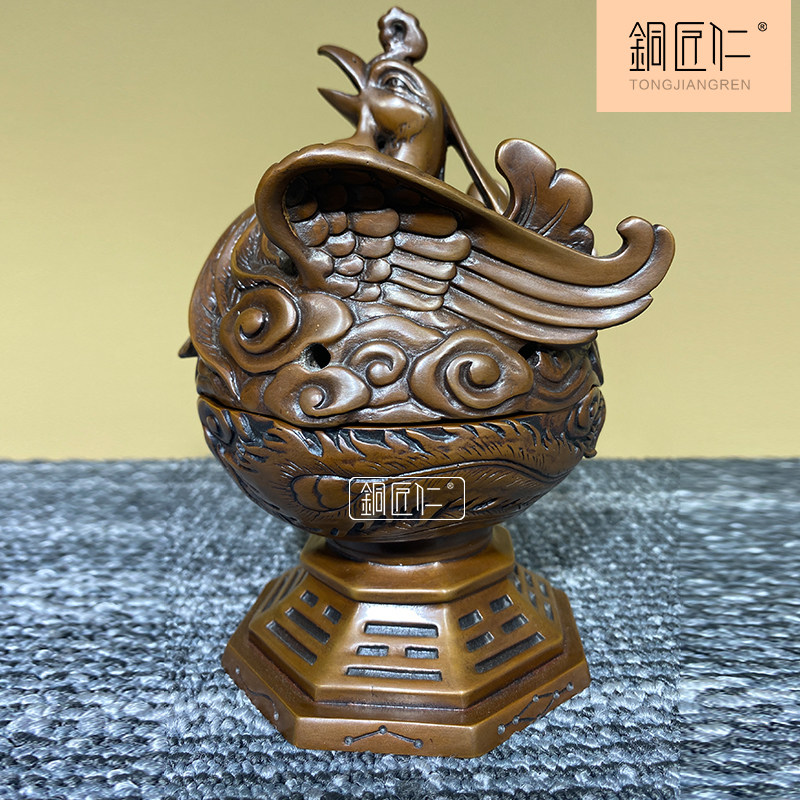 紫铜香炉铜匠仁玄关室内香炉