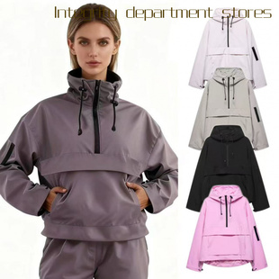 coat cotton loose collar jacket风休闲运动 stand Casual