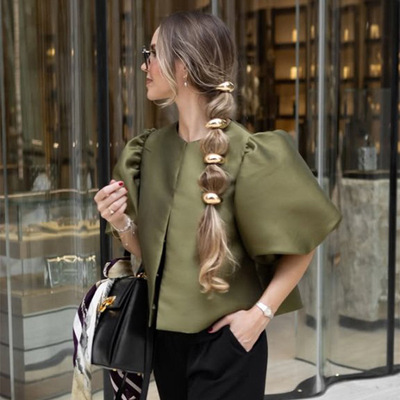 Casualwaistcinchedlongsleeveds