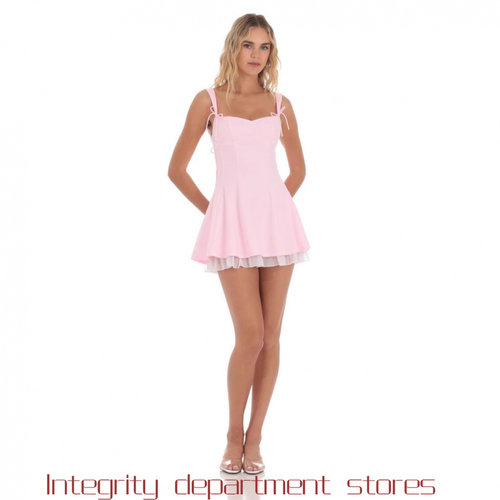 PrintedCasualLinenStripedDress