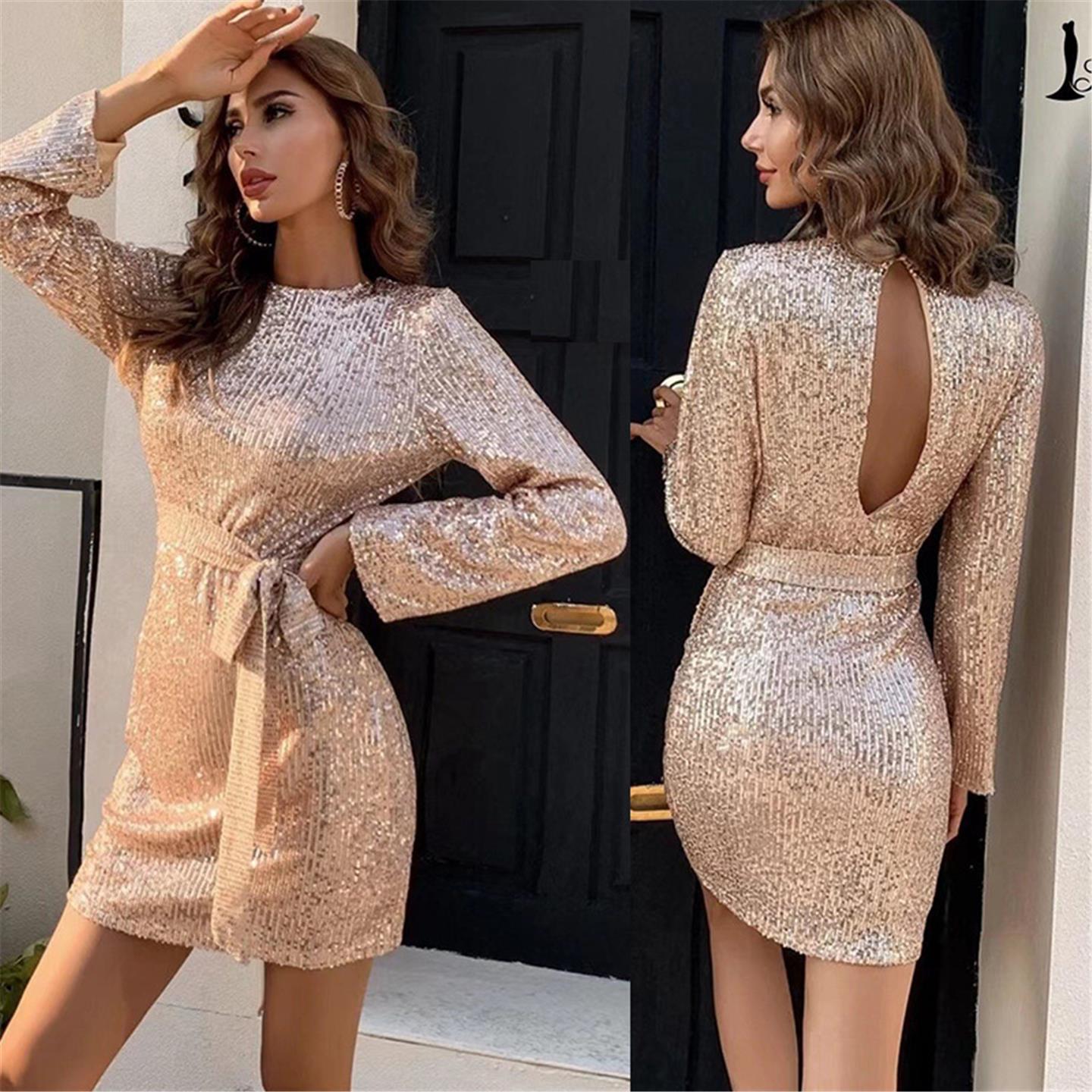 Sexy dress women's slim neck hanging strap print suit晚礼服
