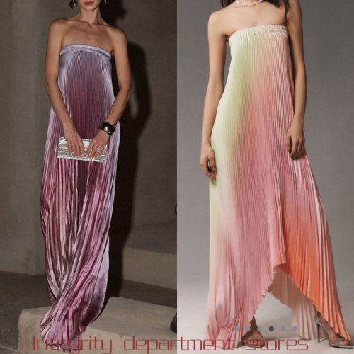 Ribbonslitslimfitsexydress渐变