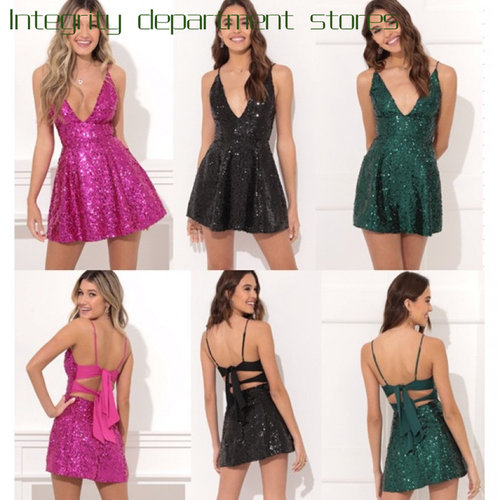 SexydeepV-sequinfloraltanktopd