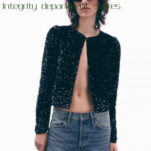 sequin Sexy top dress秋冬性感网红纽扣长袖 tank deep floral