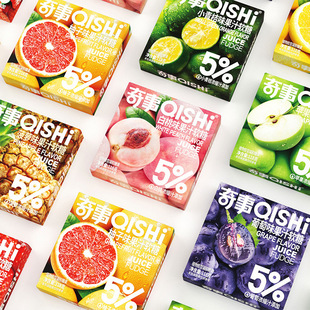 奇事果汁味软糖水果草莓白桃菠萝苹果口味喜糖118克休闲网红零食