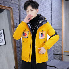 Men's coat winter new cotton padded jacket men's Korean fashion short college students' winter down cotton padded jacket