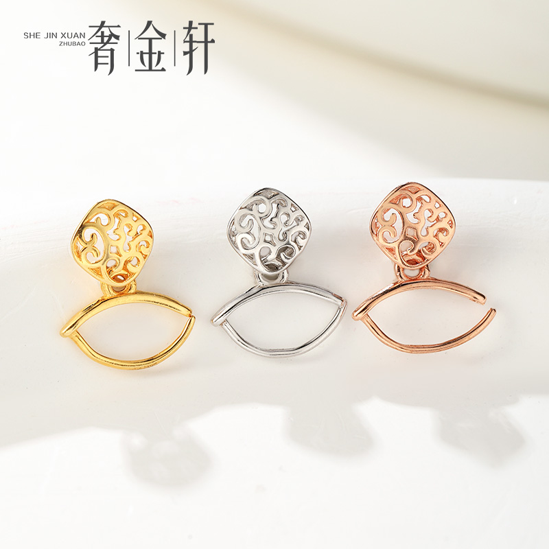 牛鼻孔扣头左右孔吊坠扣头配件