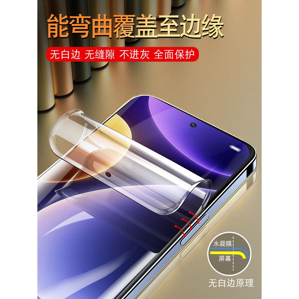德国青果老黄适用红米小米note12Turbo手机膜note12Pro钢化redminote13防窥膜redmi全屏防窥por十水凝软膜磨