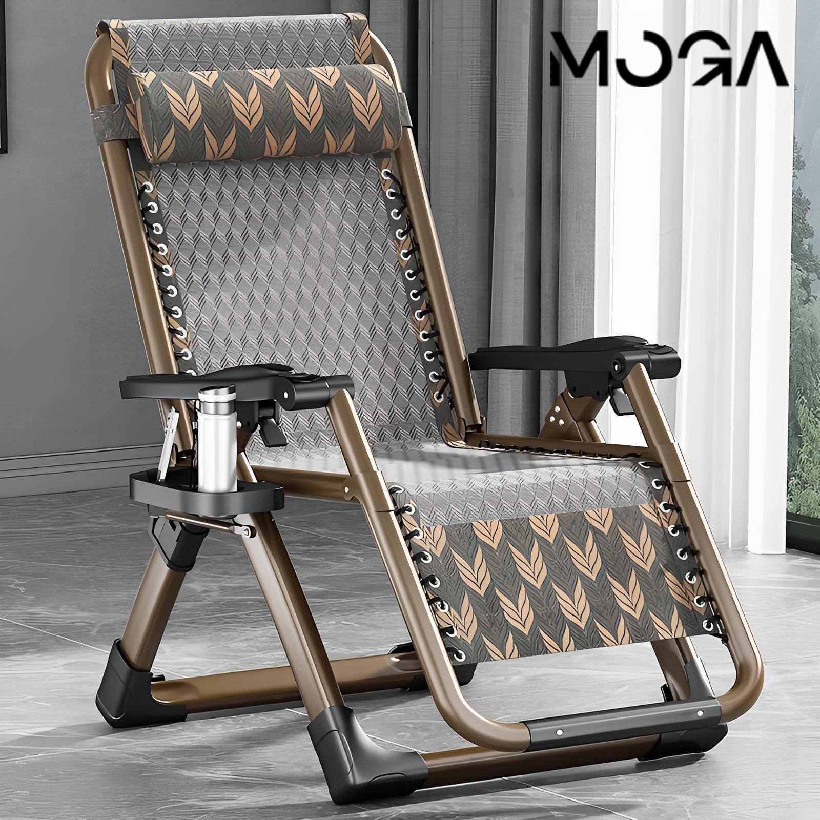 德国躺椅折叠午休阳台靠背午睡椅休闲家用便携靠椅老人办公室藤椅