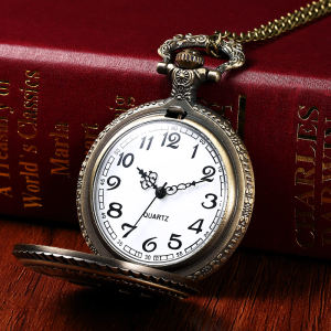 男士怀表陀表机械机芯自动复古项链表huaibiao翻盖吊坠学生老上海