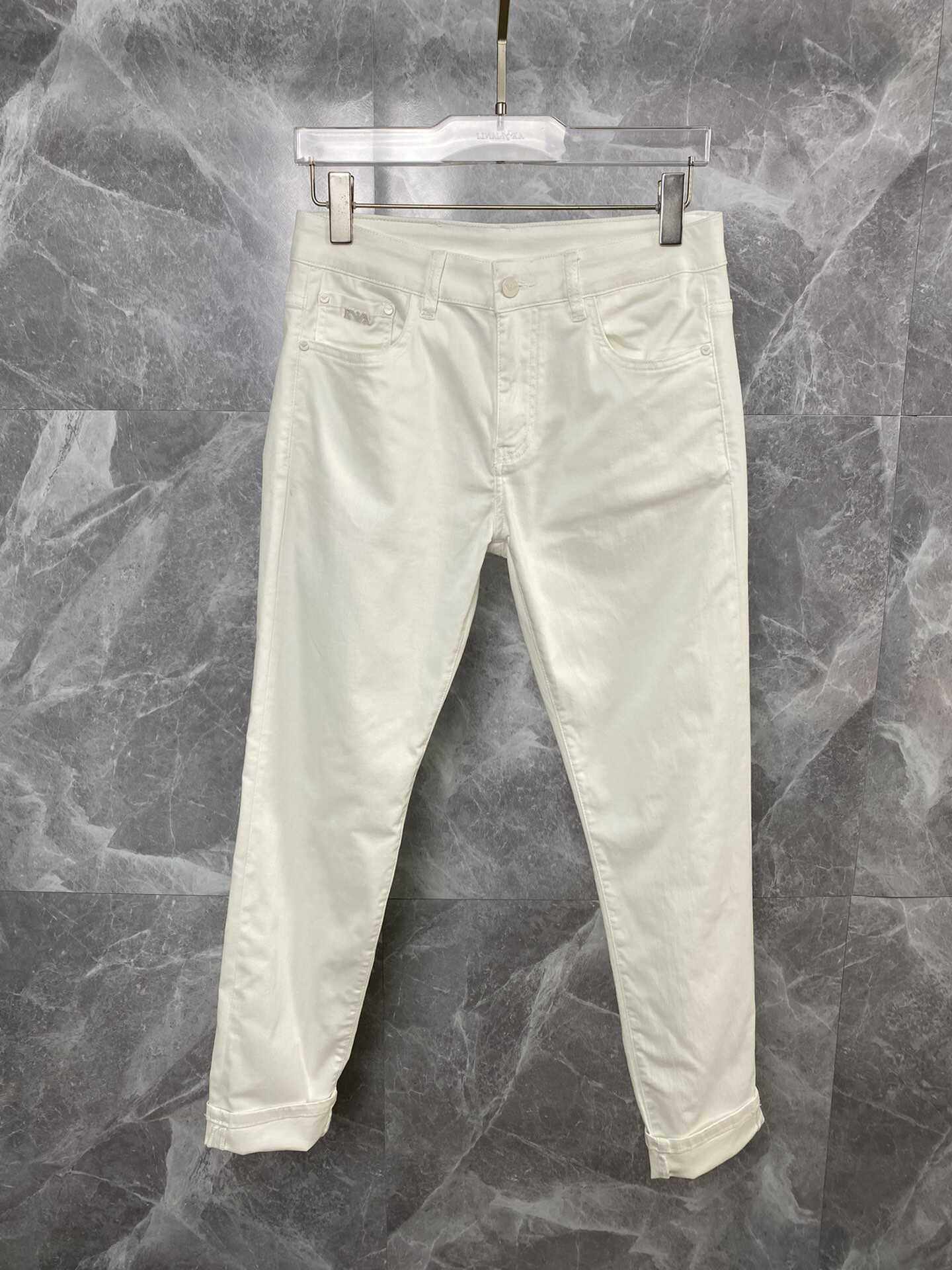 牛仔裤男潮牌九分裤潮流休闲2024新款修身小脚裤子,男装,牛仔裤,淘宝优惠券,粉丝福利购,淘宝优惠卷