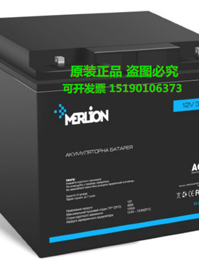 MERLION蓄电池MLB-12-38/12V38AH铅酸免维护电瓶