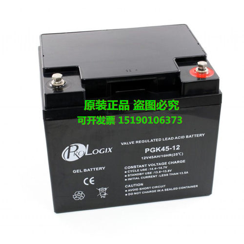 PROLOGIX蓄电池PGK45-12(12V45AH/10HR25°C)铅酸免维护 电瓶