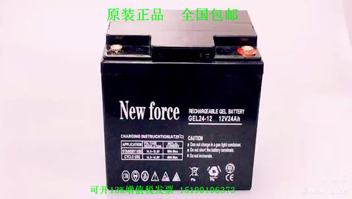 New force蓄电池GEL24-12 (12V24AH0铅酸免维护直流屏UPS电源电瓶