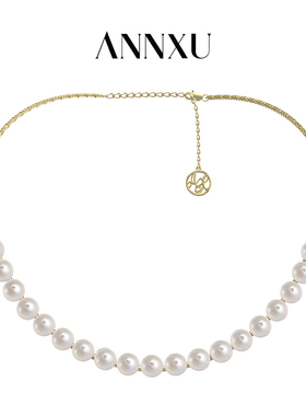 Baroque之梦系列圆珠半圈项链气质优雅