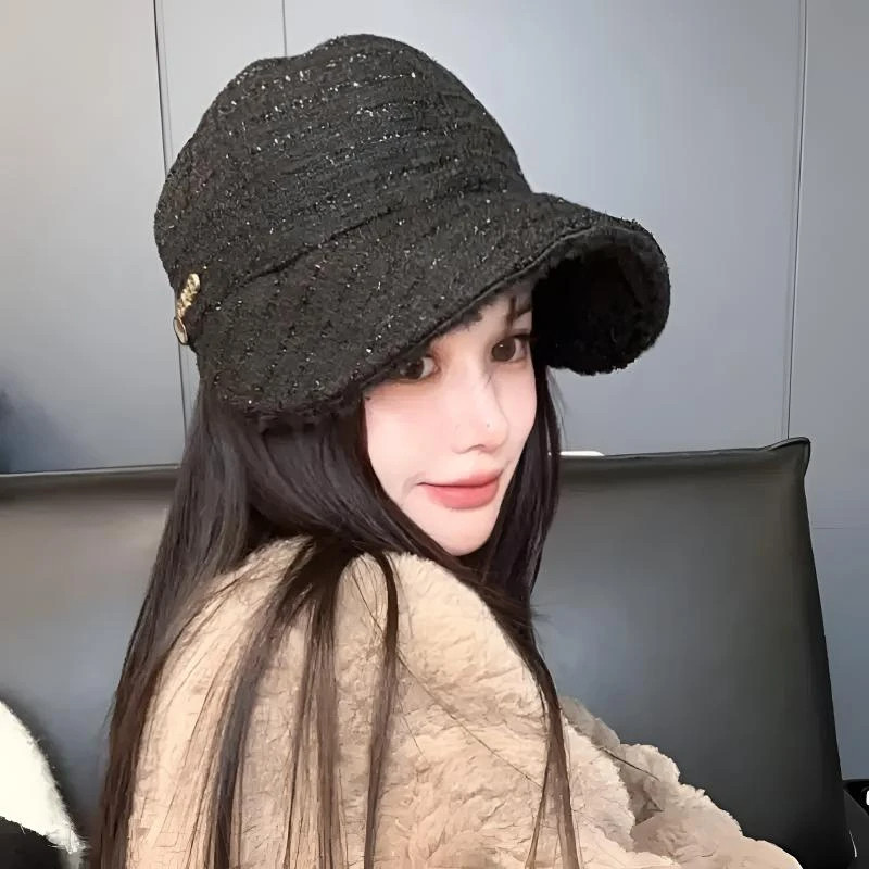 【下单立减50】秋冬款双面可戴加绒加厚保暖鸭舌帽宽显脸小百搭PX