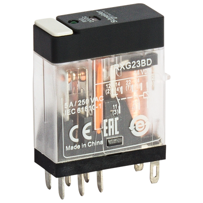 施耐德RXG小型中间继电器5/8脚