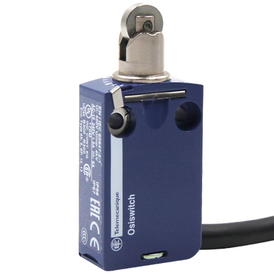 施耐德限位行程开关XCMD2502L1传感器ZCMD25金属滚轮ZCE02带1米线