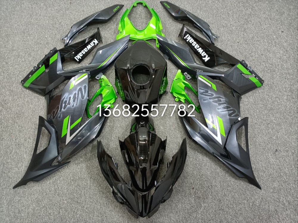 适用川崎ninja400 19 20 21 22 23年款全车外壳护板包围 送挡风