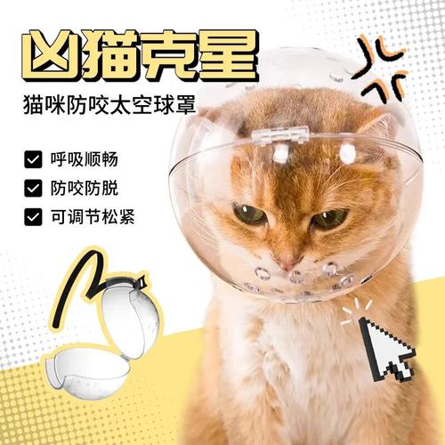 猫咪太空头罩防咬神器