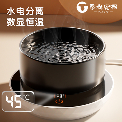 恒温加热猫碗猫咪饮水机冬季喝水