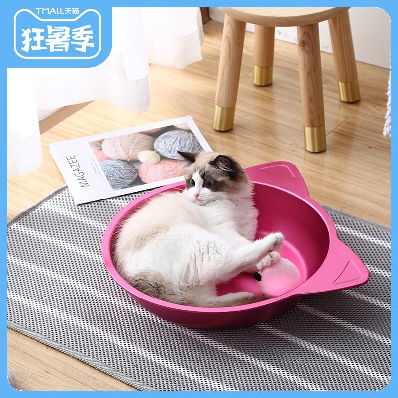 猫窝夏季凉爽夏天降温铝制猫锅冰窝狗窝凉窝猫床猫凉锅避暑不粘毛|ruв категории животное/Животное питание и принадлежностей, кошка/собака товаров, ямка/дом/палатка - от Buy2taobao.com для оказания профессиональной услуги покупки агента Taobao