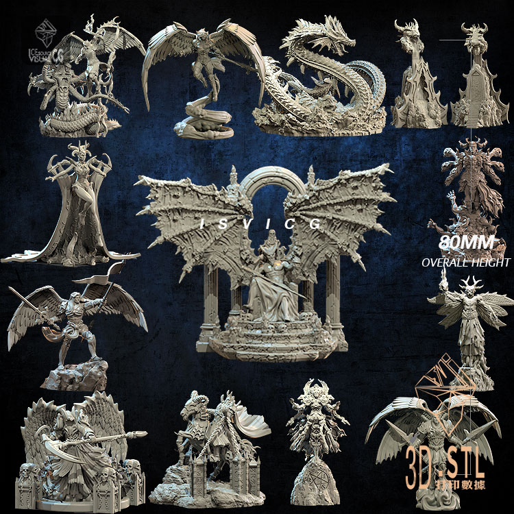 氰化物5月13款战旗兵人[白胚]3D打印模型数据stl人物手办高精素材